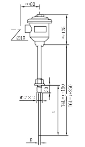 固定螺紋式鎧裝熱電偶型號規(guī)格